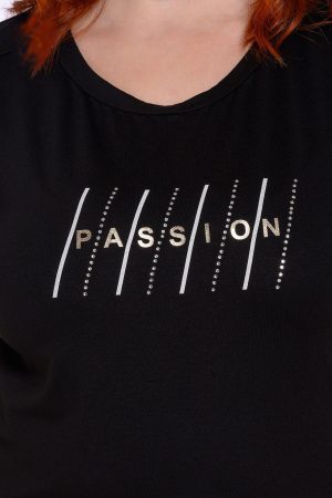 Μπλούζα με στάμπα PASSION-S2940-1