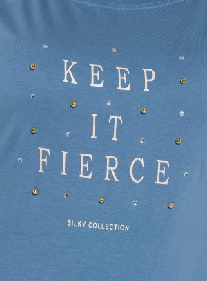 Μπλούζα με στάμπα KEEP IT FIERCE. -S2952-1